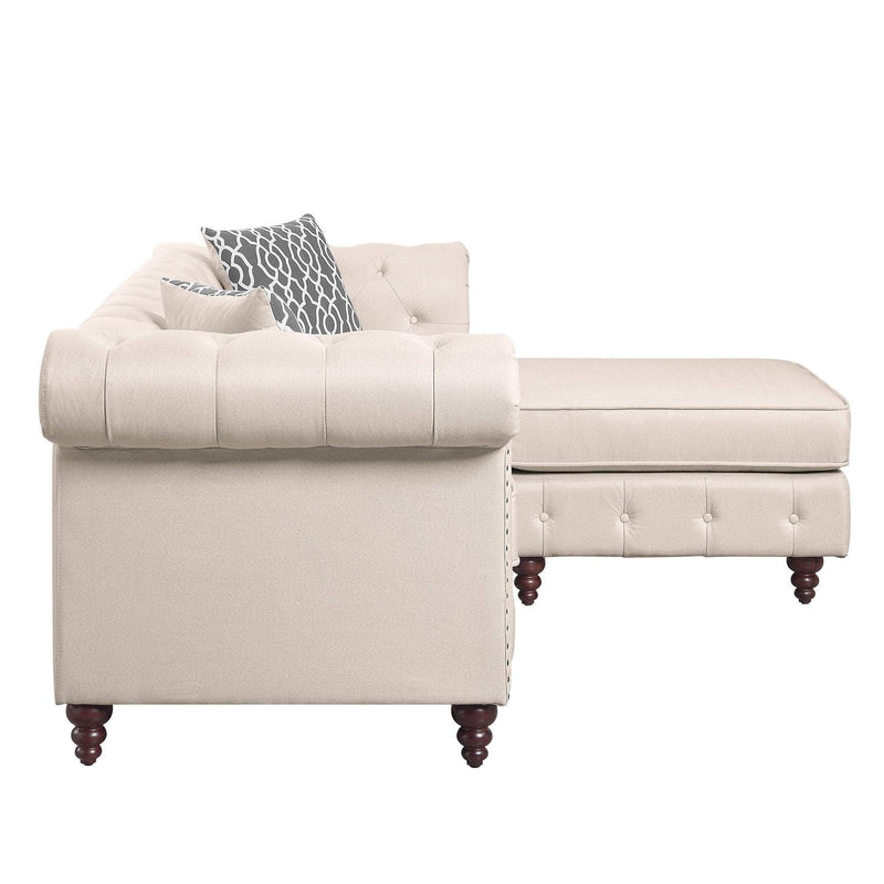 Waldina Reversible Sectional Sofa w/ Chaise - Ornate Home