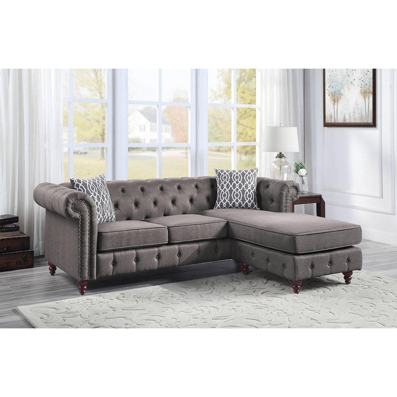 Waldina Reversible Sectional Sofa w/ Chaise - Ornate Home