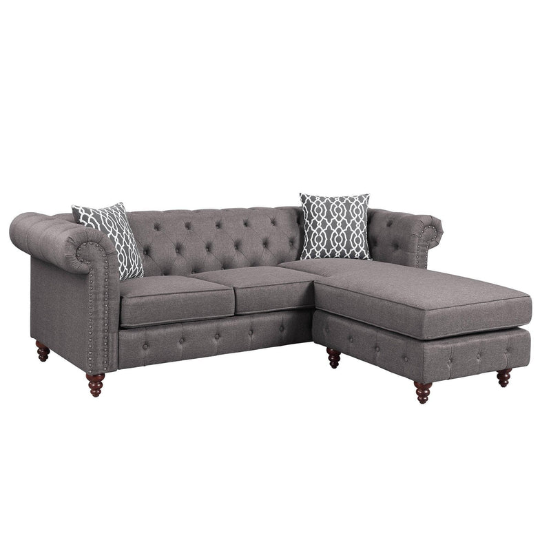 Waldina Reversible Sectional Sofa w/ Chaise - Ornate Home