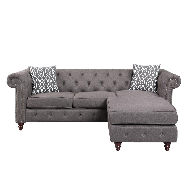 Waldina Reversible Sectional Sofa w/ Chaise - Ornate Home