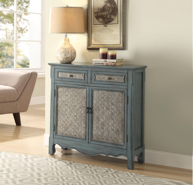 Winchell Antique Blue Console Table - Ornate Home