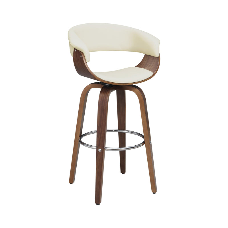 Windwril - Walnut & Ecru - Bar Stool - Ornate Home