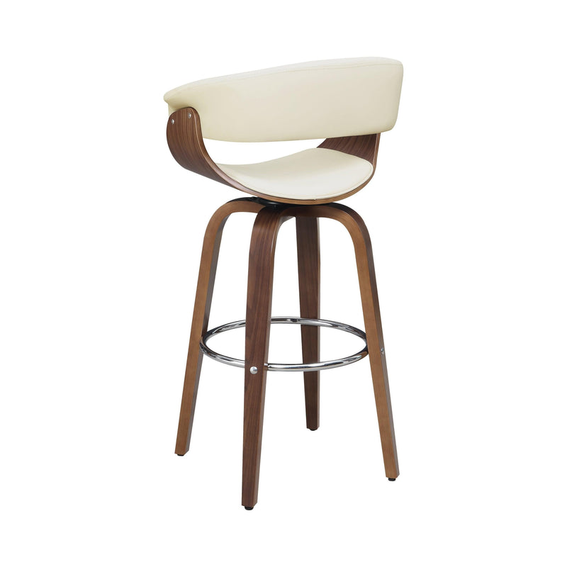 Windwril - Walnut & Ecru - Bar Stool - Ornate Home