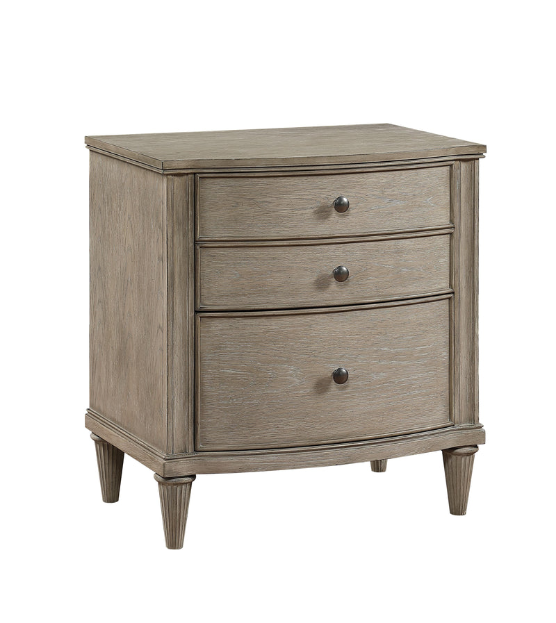 Wynsor II White-Washed Nightstand - Ornate Home