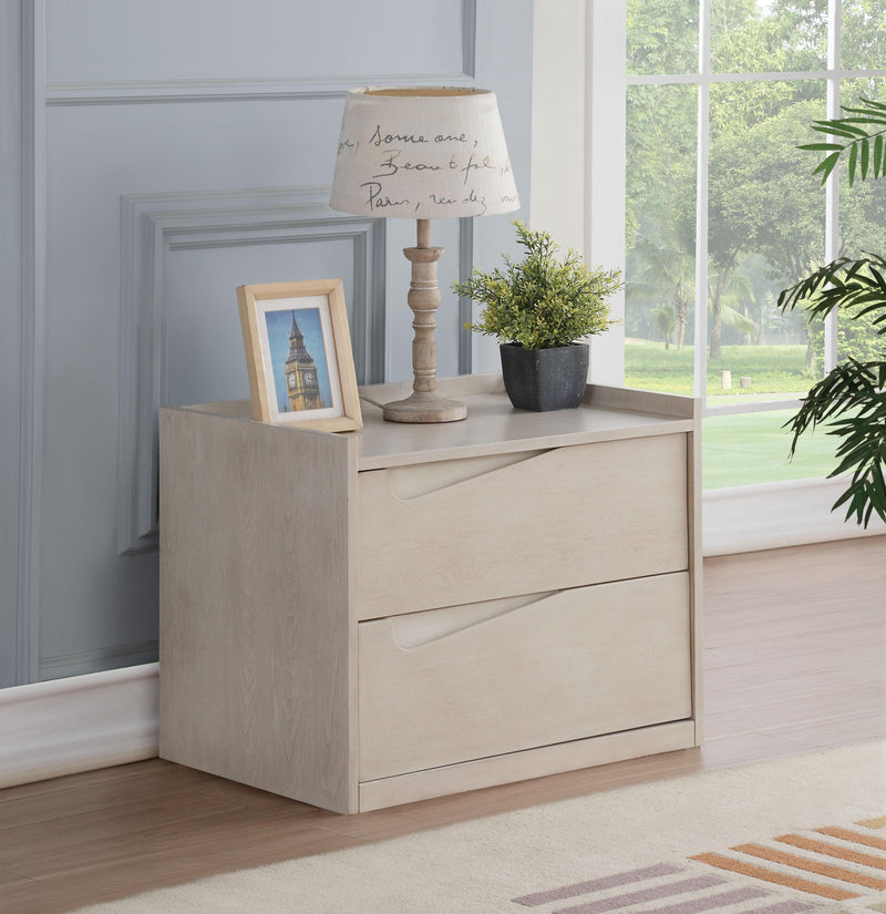 Yaxley White Washed Accent Table - Ornate Home