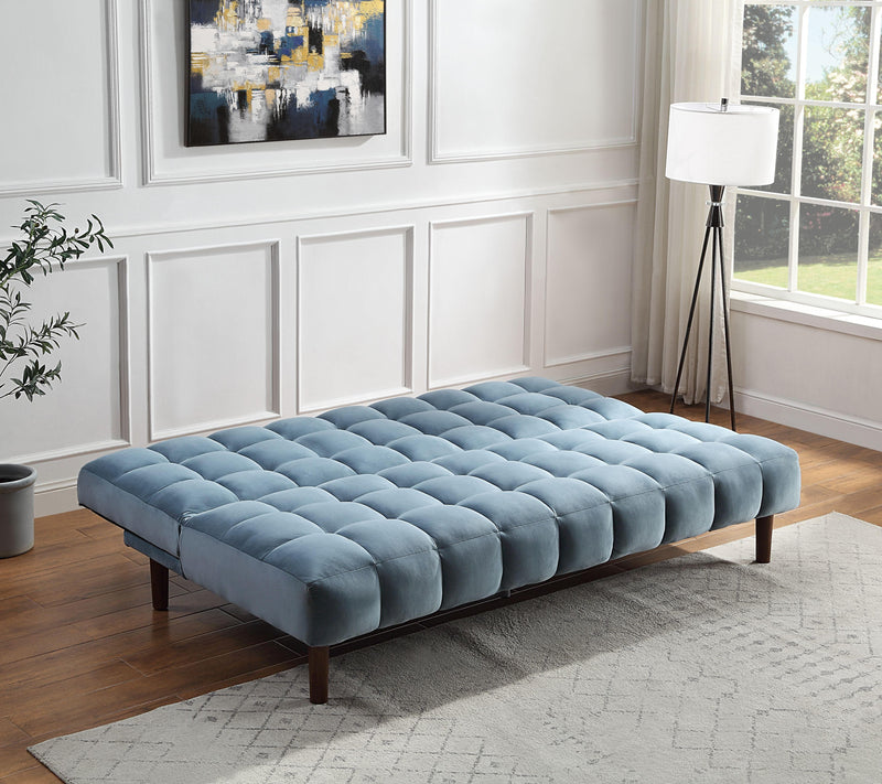 Yolandi Velvet Futon / Adjustable Sofa - Ornate Home