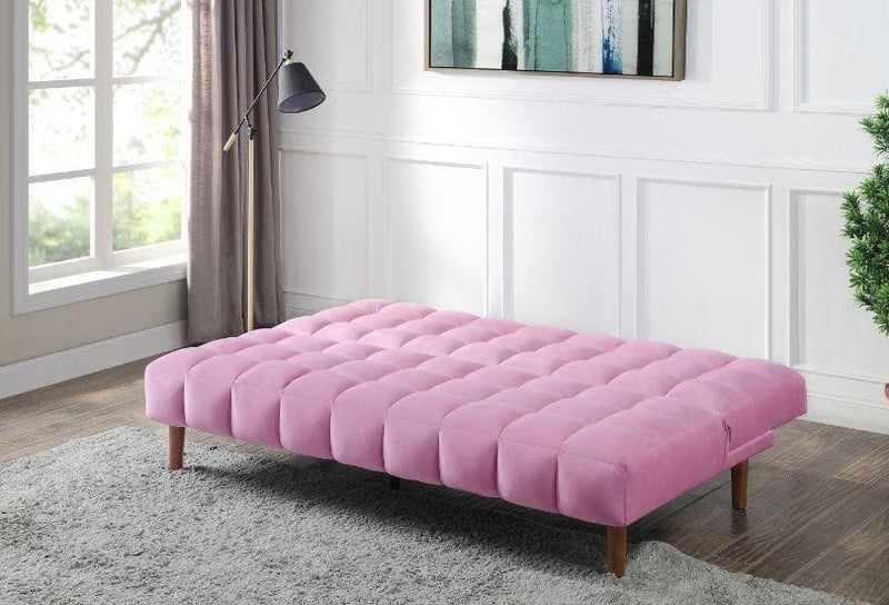 Yolandi Velvet Futon / Adjustable Sofa - Ornate Home