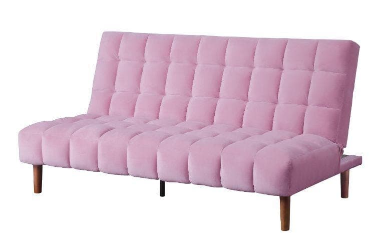 Yolandi Velvet Futon / Adjustable Sofa - Ornate Home